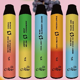 New Disposable Vape Miso 2 in 1 Disposable Vape Pen 2.5ml*2 2500 Puffs Dual Flavors Nicotine Vape VS Ezzy 2-in-1 Puff Dual Flavor Bang Dual Flavor Vapes